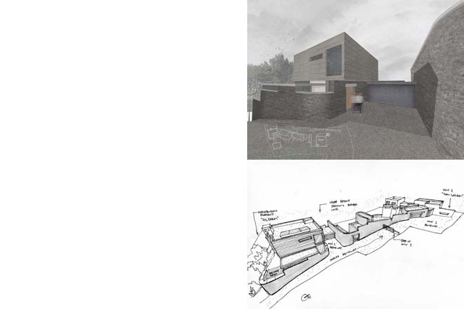 Two new dwellings, Exeter, Devon, 2010–