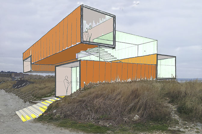 Container Café, Weymouth, Dorset, 2013